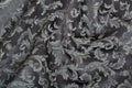 Damask, wavy black texture background