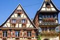 Dambach (Alsace) - Houses Royalty Free Stock Photo