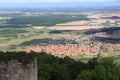 Alsatian village of Dambach-la-Ville Royalty Free Stock Photo