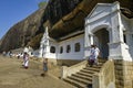 Dambulla cave temple in Sri Lanka