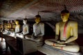 Buddha Statues at Dambulla Cave Temple, Golden Temple of Dambulla, Sri Lanka Royalty Free Stock Photo