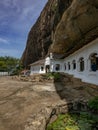 DAMBULLA, SRI LANKA - March 12, 2019: View on Dambula Caves