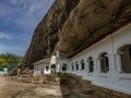 DAMBULLA, SRI LANKA - March 12, 2019: View on Dambula Caves