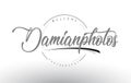 Damian Personal Photography Logo Design with Photographer Name.
