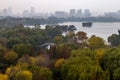 Daming Lake in Autumn, Jinan, China Royalty Free Stock Photo