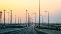 Dammam - Khobar Highway Road view- Saudi Arabia