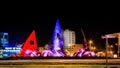 Dammam roundabouts night view- DAMMAM Saudi Arabia