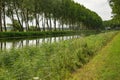 The Damme Canal near the bend between Damme and Sluis