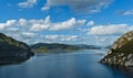 Damming of the Gordon Dam, Tasmania Royalty Free Stock Photo