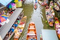 Damnoen Saduak Floating Market,Thailand Royalty Free Stock Photo