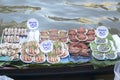 Damnoen saduak floating market, Thailand with food sale