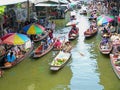 Damnoen Saduak Floating Market, Thailand Royalty Free Stock Photo