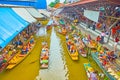 In Damnoen Saduak floating market, Thailand