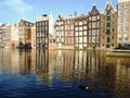 Damrak area in Amsterdam, Holland