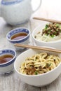 Dan dan noodles, chinese sichuan cuisine