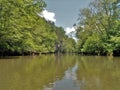 Dan River Calm Water Reflections Royalty Free Stock Photo