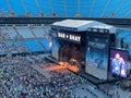 Dan & Shay performing during the 2022 Kenny Chesney Concert in Charlotte, NC