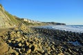 Dana Strand Beach in Dana Point, California. Royalty Free Stock Photo