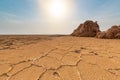 Danakil Depression, Ethiopia, Ale lake Royalty Free Stock Photo