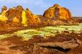 Danakil depression landscape, Ethiopia. Royalty Free Stock Photo