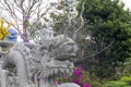 Dragon statue inside the Chua Linh Ung temple in Danang, Vietnam Royalty Free Stock Photo