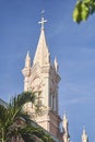 Danang, Vietnam - 06.27.2023: View of Da Nang Cathedral.