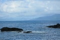 Danao beach resort rock formation and sea water