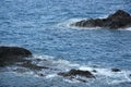 Danao beach resort rock formation and sea water