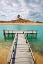 Danau Biru Padang Pasir Quarzt Mine Bintan Island Indonesia Royalty Free Stock Photo