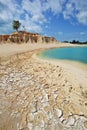 Danau Biru Padang Pasir Quarzt Mine Bintan Island Indonesia Royalty Free Stock Photo