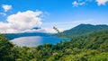 Danau Buyan lake, popular tourist place - Bedugul village, Bali, Indonesia Royalty Free Stock Photo