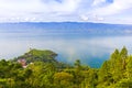 Danau toba scenery Royalty Free Stock Photo