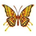 Danaus plexippus modern butterfly vector image