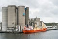 Danavik cement carrier ship in Aalborg, Denmark