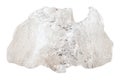 Danburite crystal isolated on white