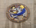 `Dance`, an Art Deco disc by Hildreth Meire on the 50th Street Facade of Radio City in New York City