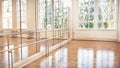 Dance or ballet studio interior Royalty Free Stock Photo