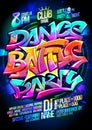 Dance battle party Royalty Free Stock Photo