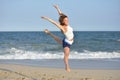 Dance on the beach Royalty Free Stock Photo