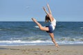 Dance on the beach Royalty Free Stock Photo