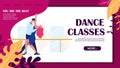 Dance Classes Advertisement Man Woman Dance Tango