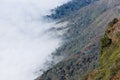 Dance of clouds, LaoThan mountain, YTy, LaoCai, VietNam Royalty Free Stock Photo