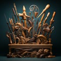 The Dance of Creation: Artisan Tools in Poetic Motion