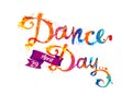 Dance day. April 29. Splash paint