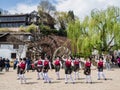 Dance and dine in Lijiang Old Town Royalty Free Stock Photo