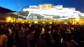 Dance in front of Potala Palace at Night