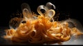 Ethereal Pasta Reverie: Within the dance of gastronomic dreams, ethereal angel hair pasta gracefully