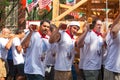 Dance of the Giglio Society of East Harlem Italian Festival New York City Royalty Free Stock Photo