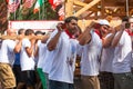 Dance of the Giglio Society of East Harlem Italian Festival New York City Royalty Free Stock Photo