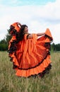 Dance of a gypsy girl